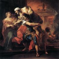 Carle van Loo - Aeneas Carrying Anchises